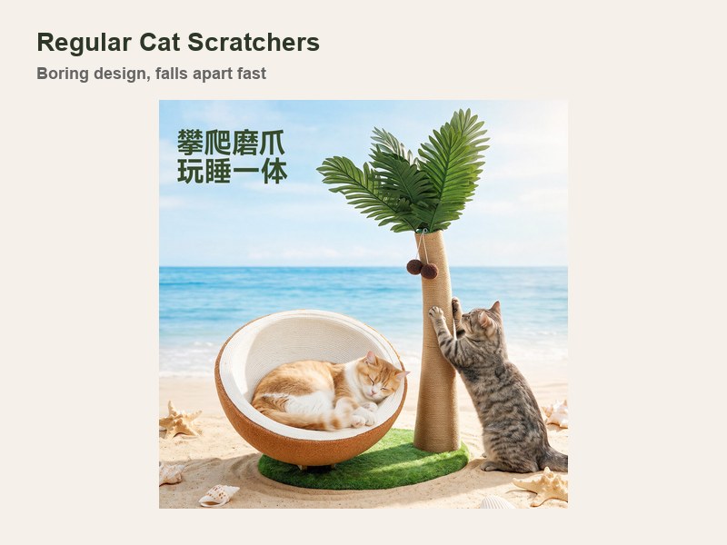 Traditional cat scratchers